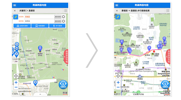 韩巢地铁图