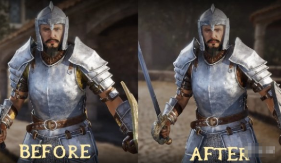 《上古卷轴4：湮灭重制版》不那么丑陋的铁甲MOD