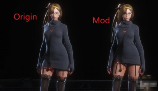 《剑星》日常针织裙改造短款MOD